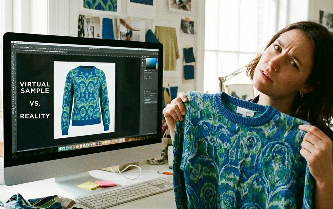 バーチャルサンプルとリアルサンプル